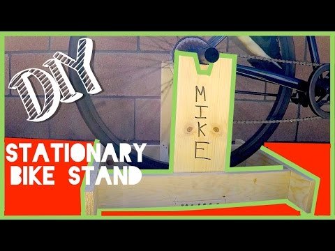 DIY Stationary Exercise Bike Stand