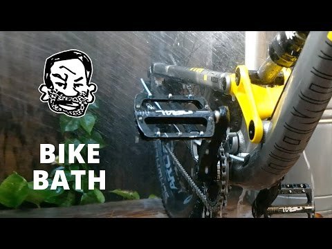How I wash my mountain bikes