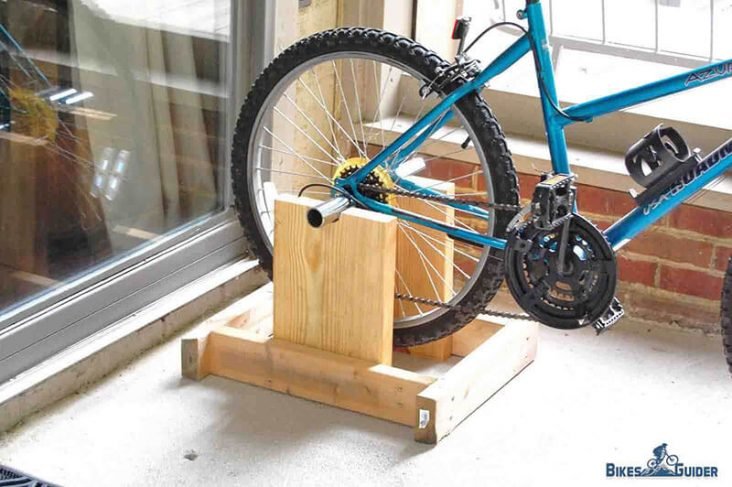 turning your bicycle into a stationary bike