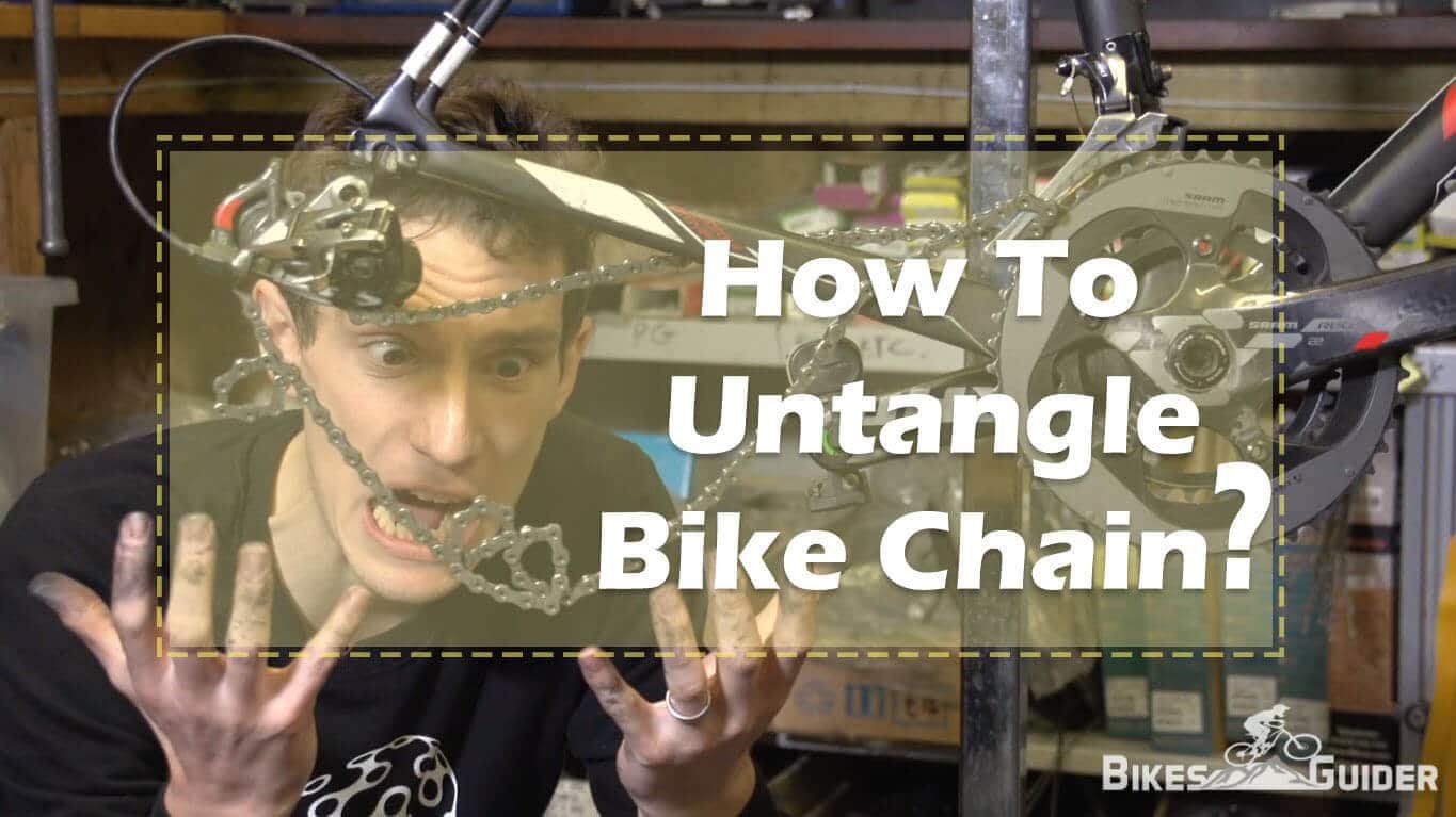 untangling bike chain