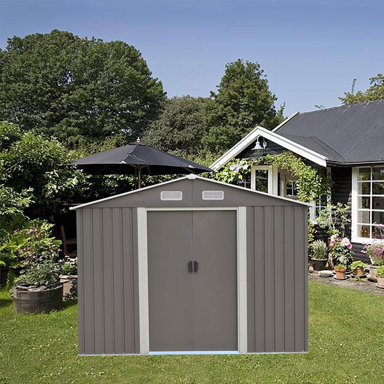 Storage shed bikes