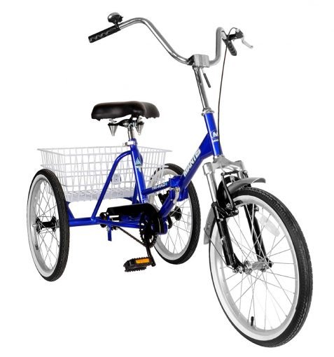 Tri-Rad Adult Unisex Folding Tricycle